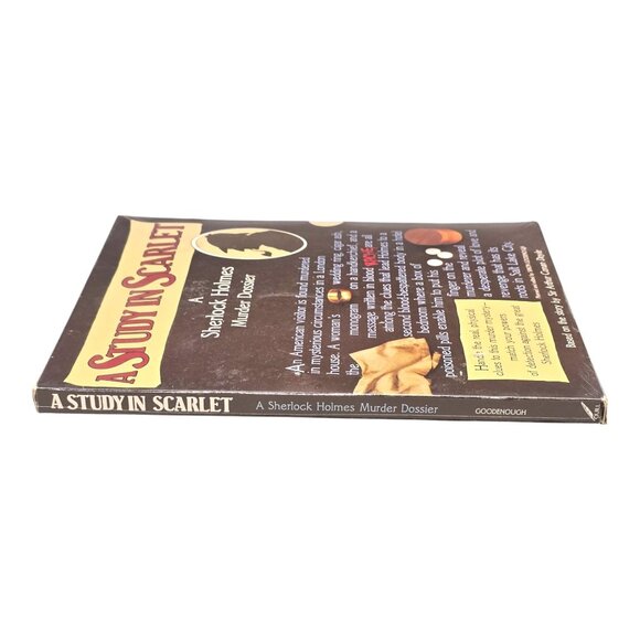 Study In Scarlet Sherlock Holmes Murder Dossier Game 1983 1st Ed Solve the CASE - Picture 3 of 8